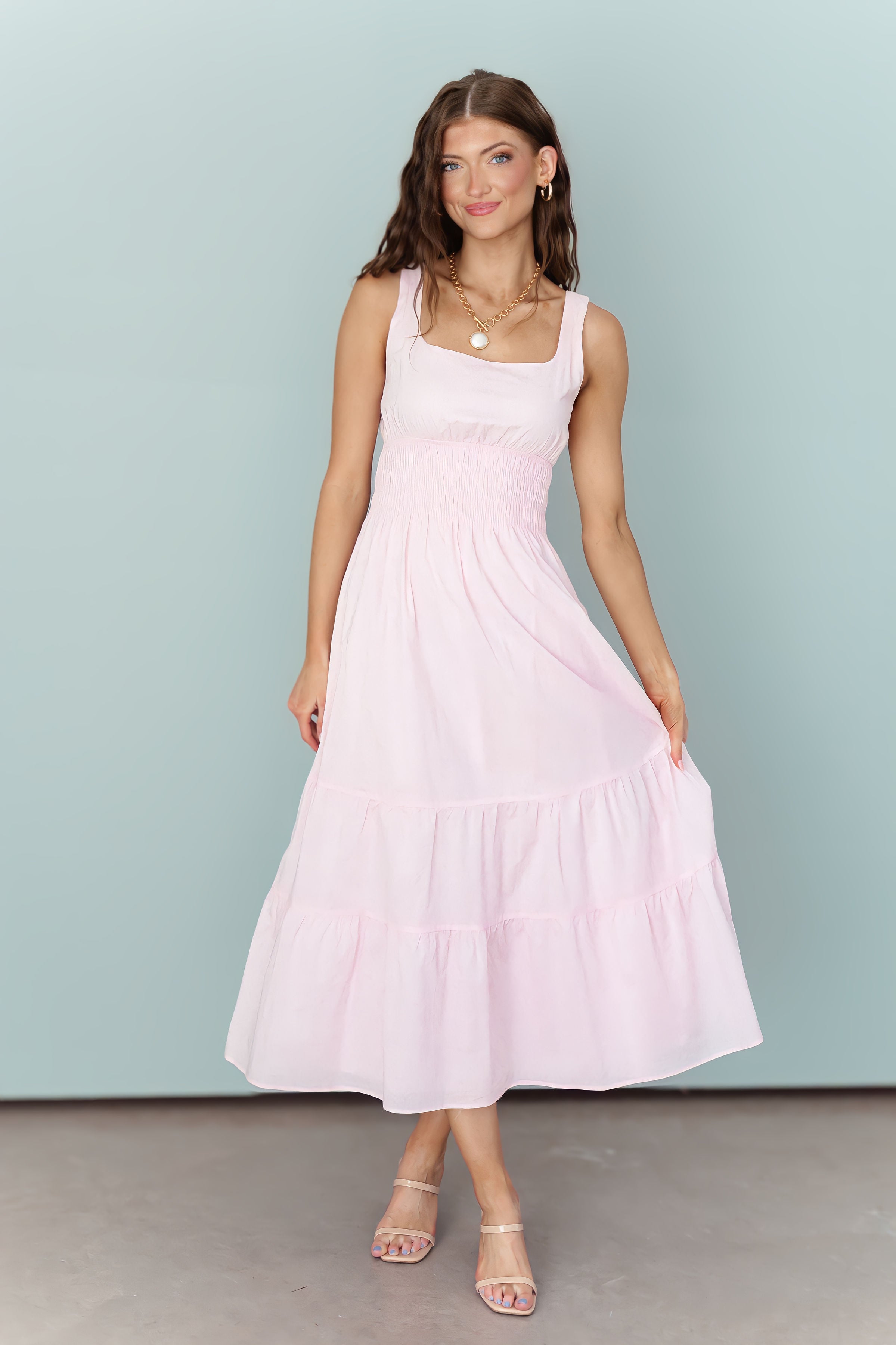 Candace Dress - Light Pink