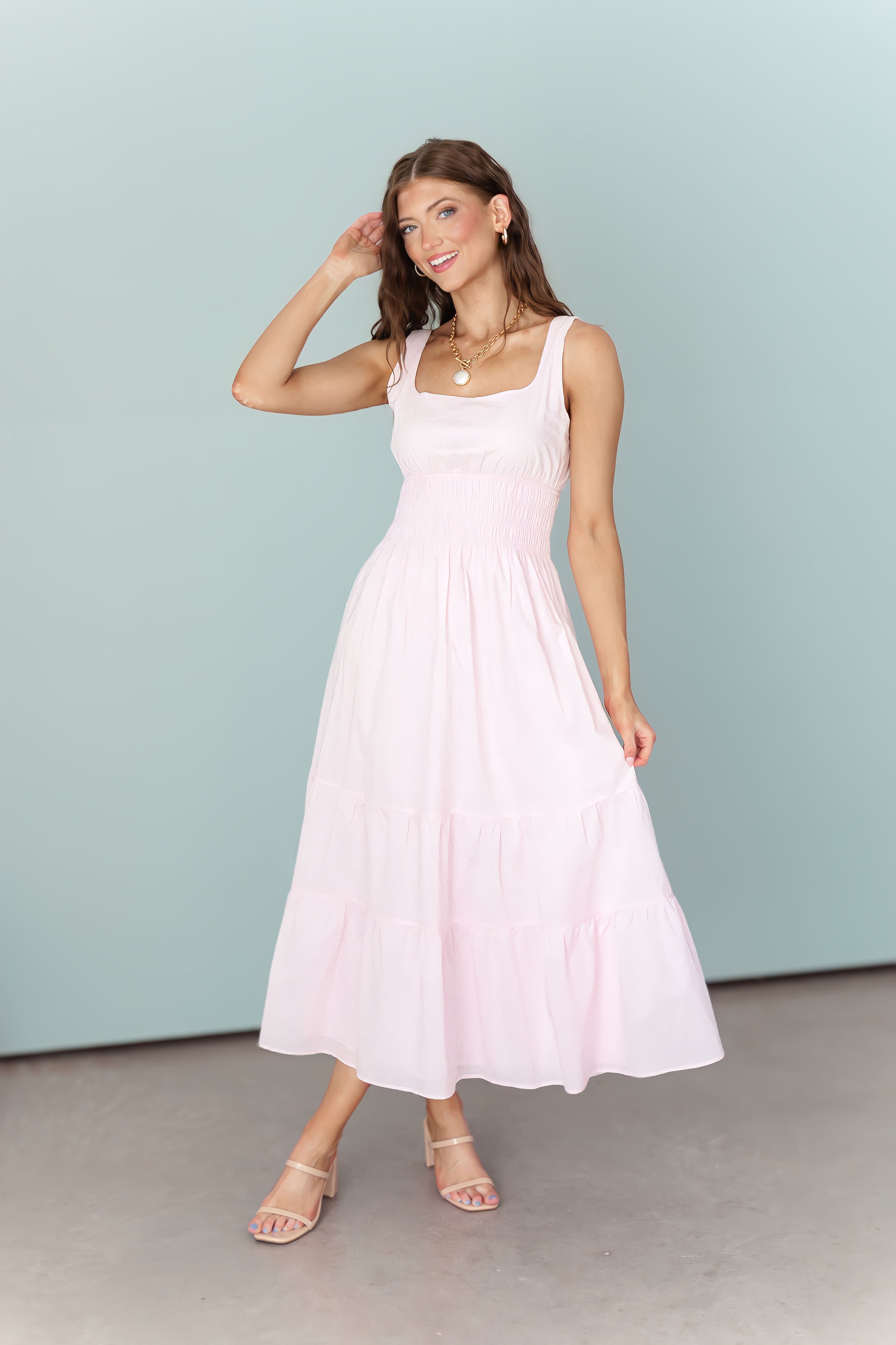 Candace Dress - Light Pink