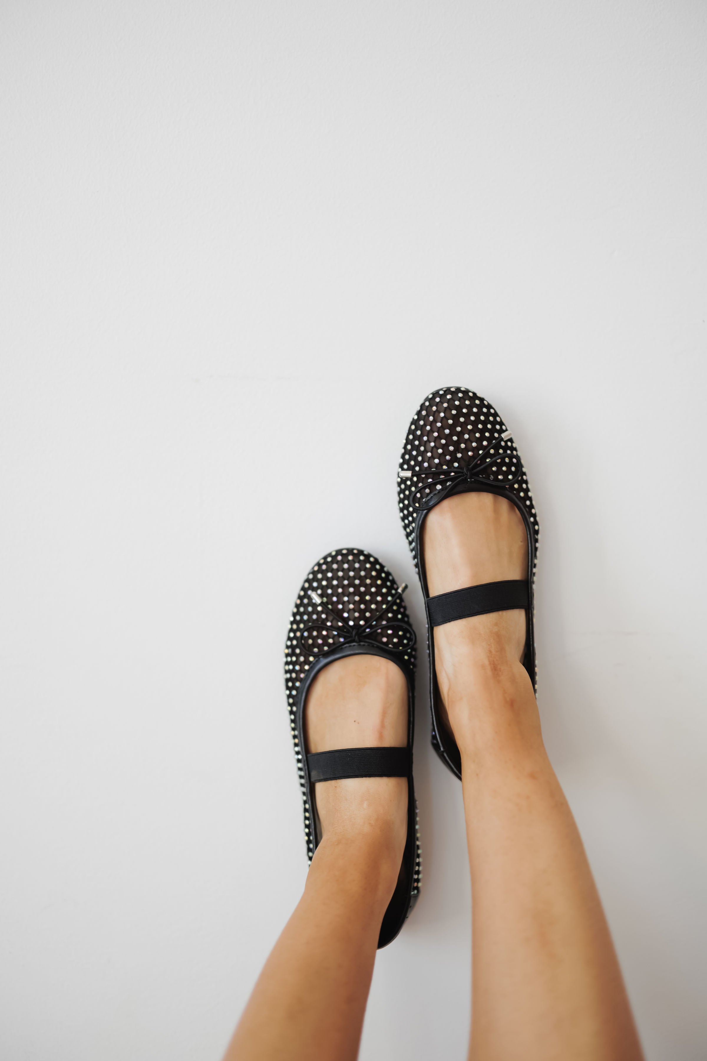 Mia: Unica Flat - Black Mesh