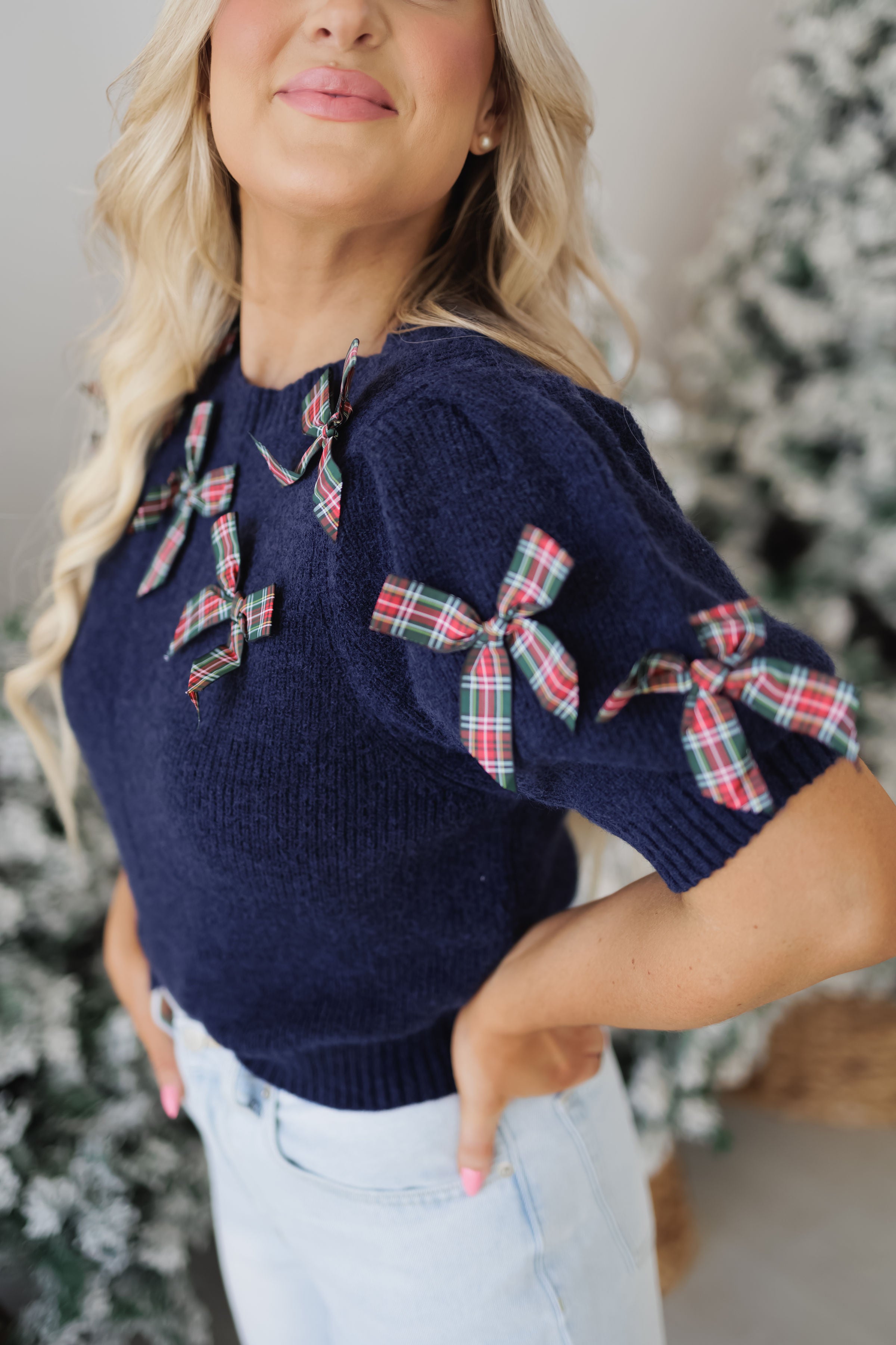 Tied Down Cropped Sweater