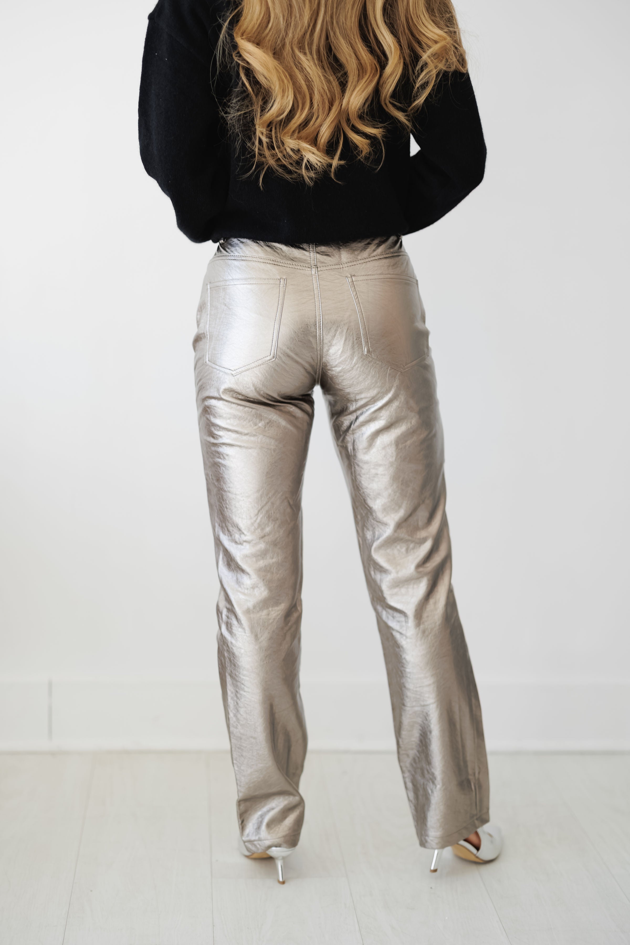 Bennett Sleek Metallic Pants