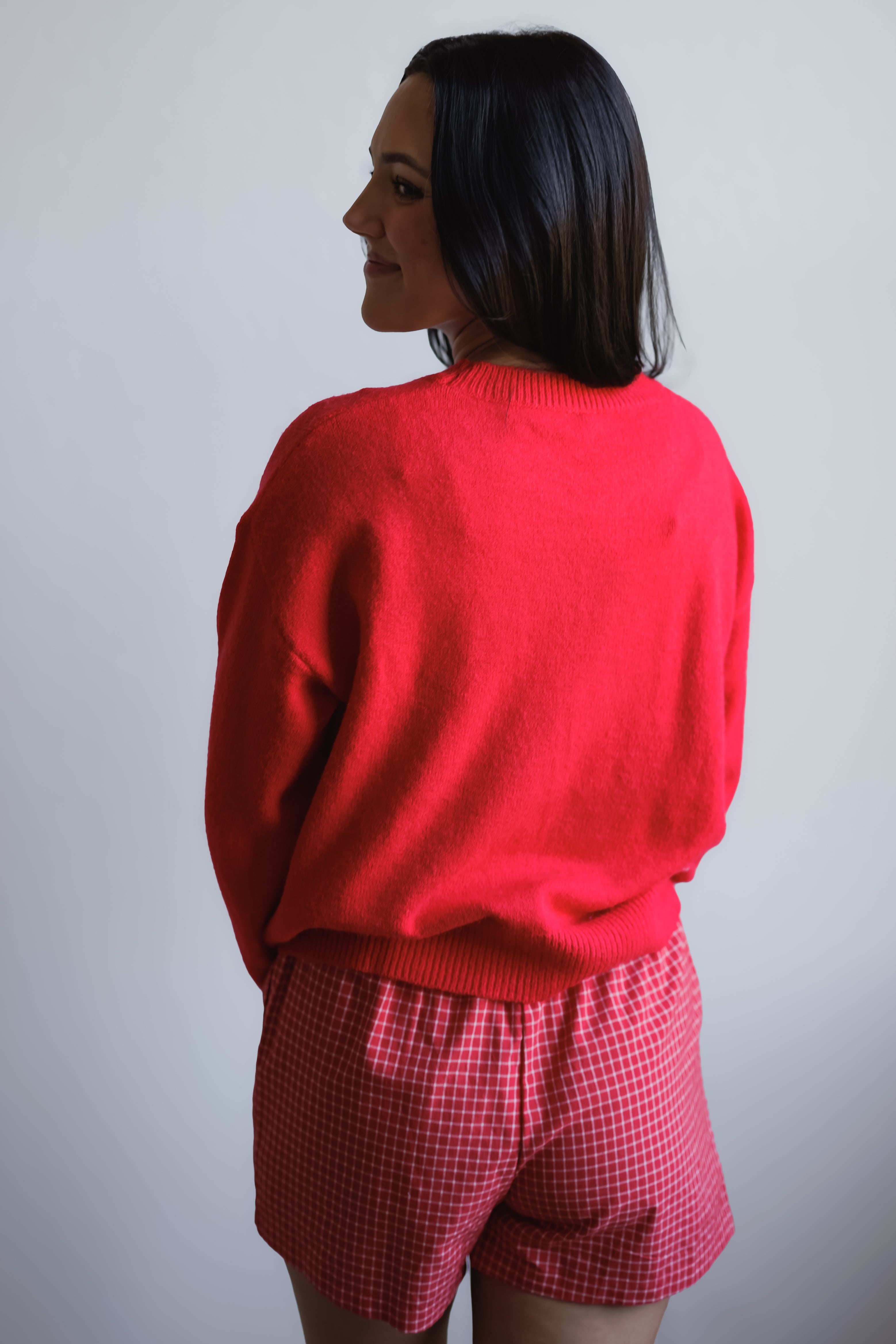 Merry Sweater - Red/White