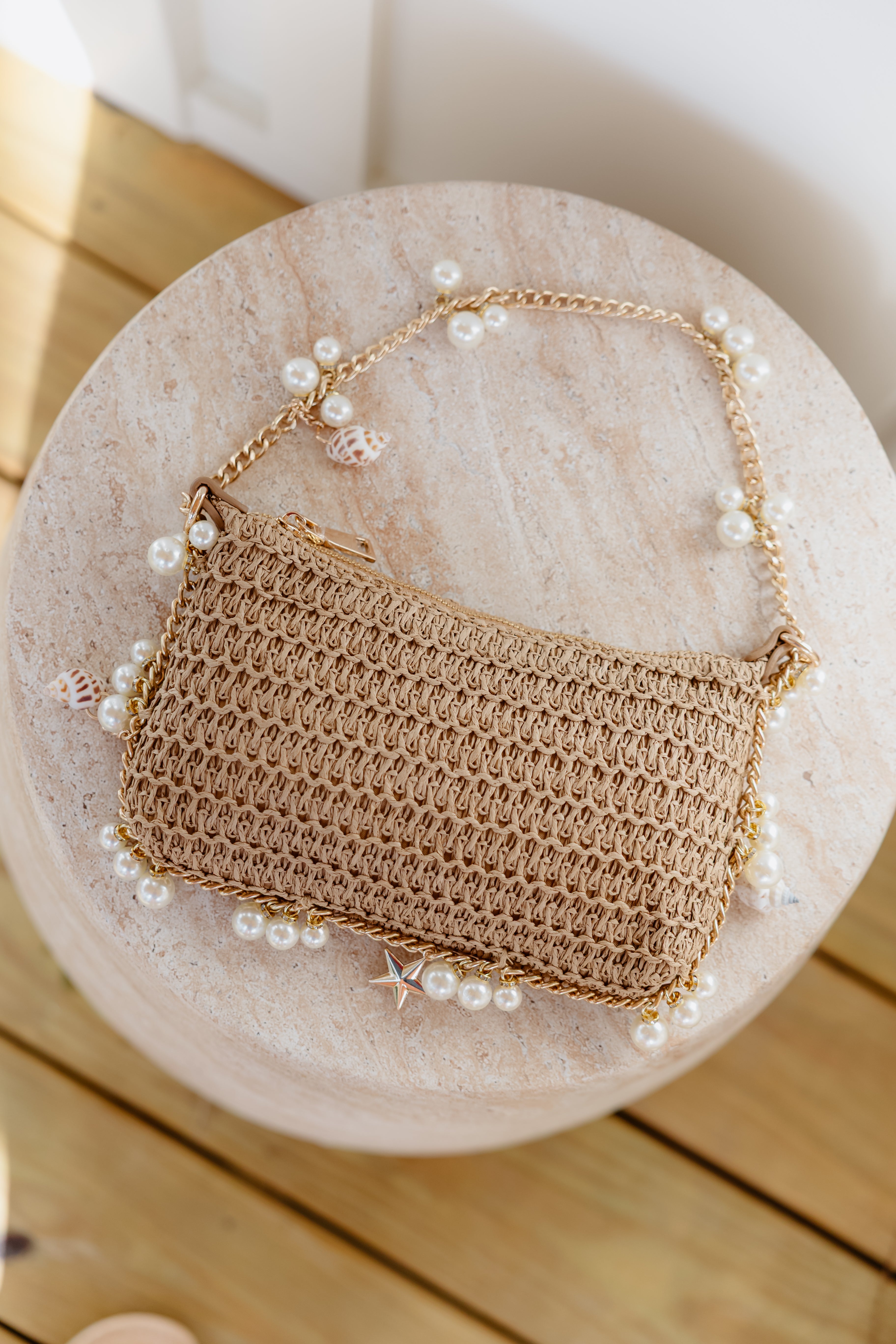 Steph Seashell Evening Bag