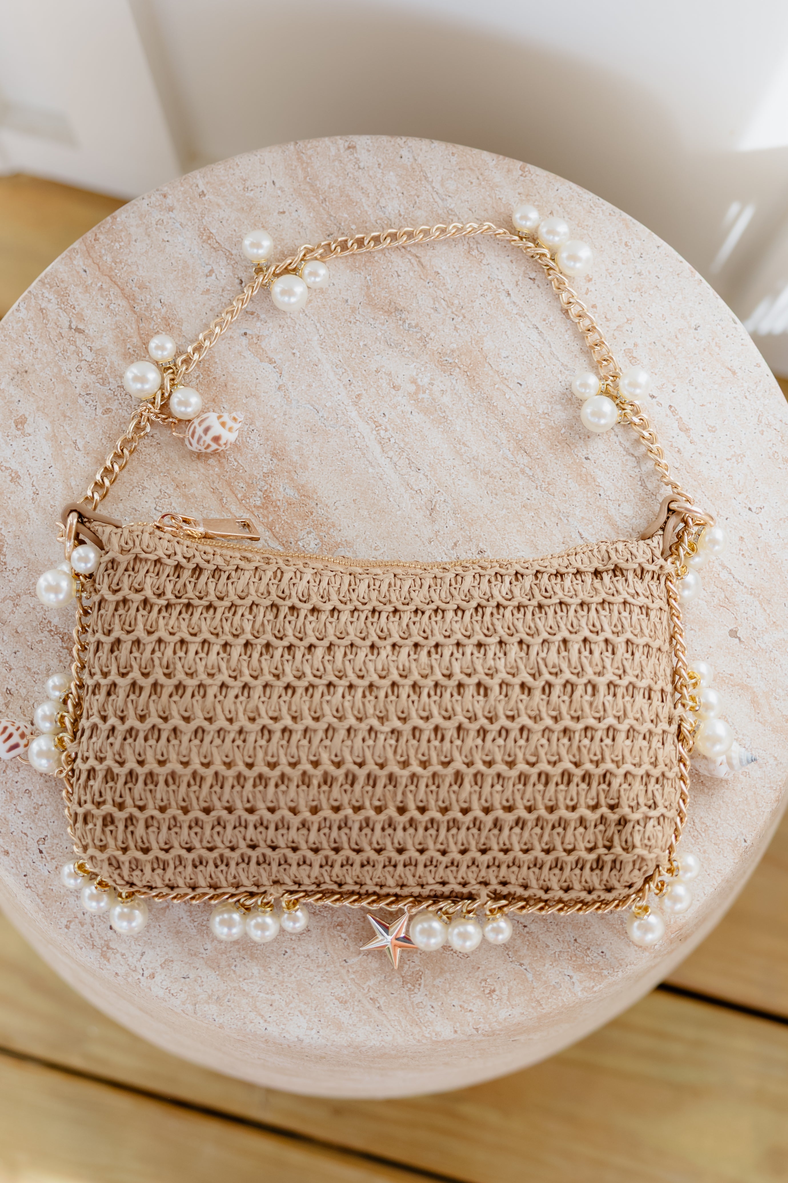 Steph Seashell Evening Bag