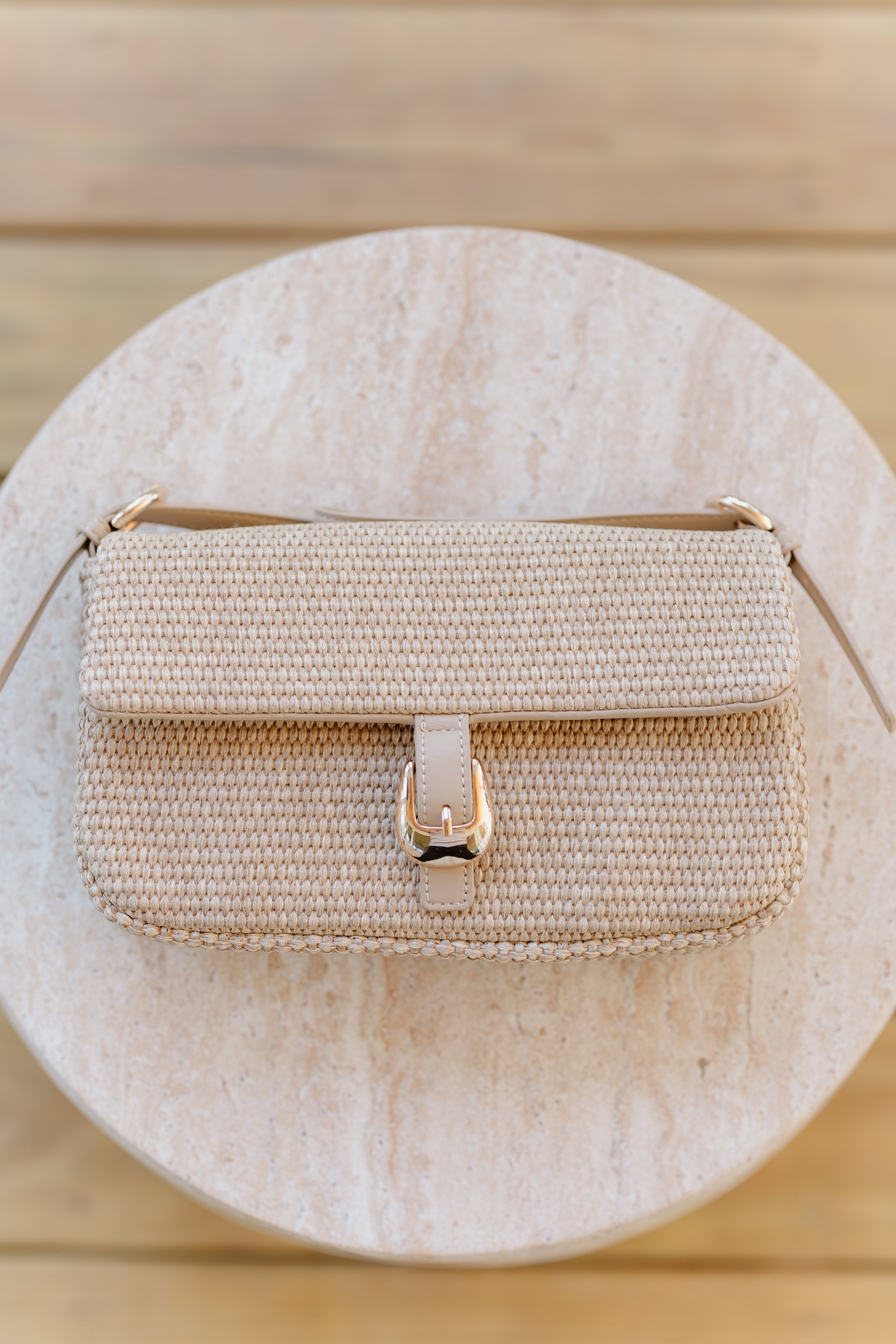 Gloria Straw Crossbody