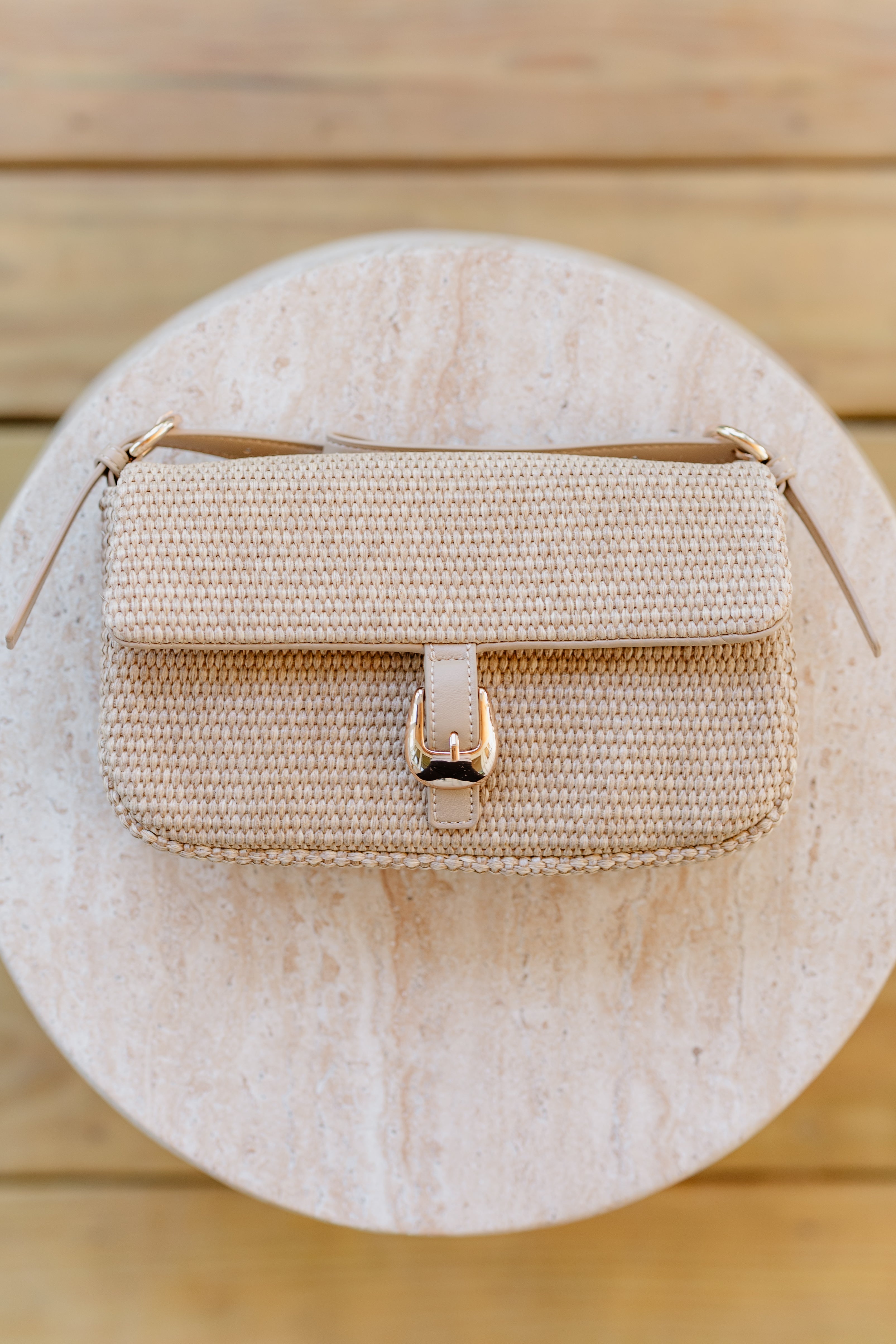 Gloria Straw Crossbody