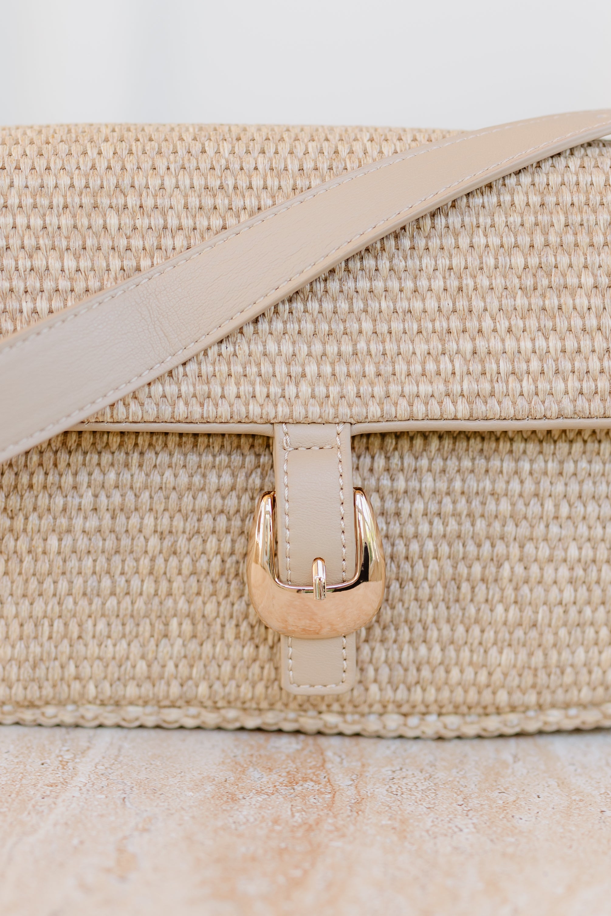 Gloria Straw Crossbody