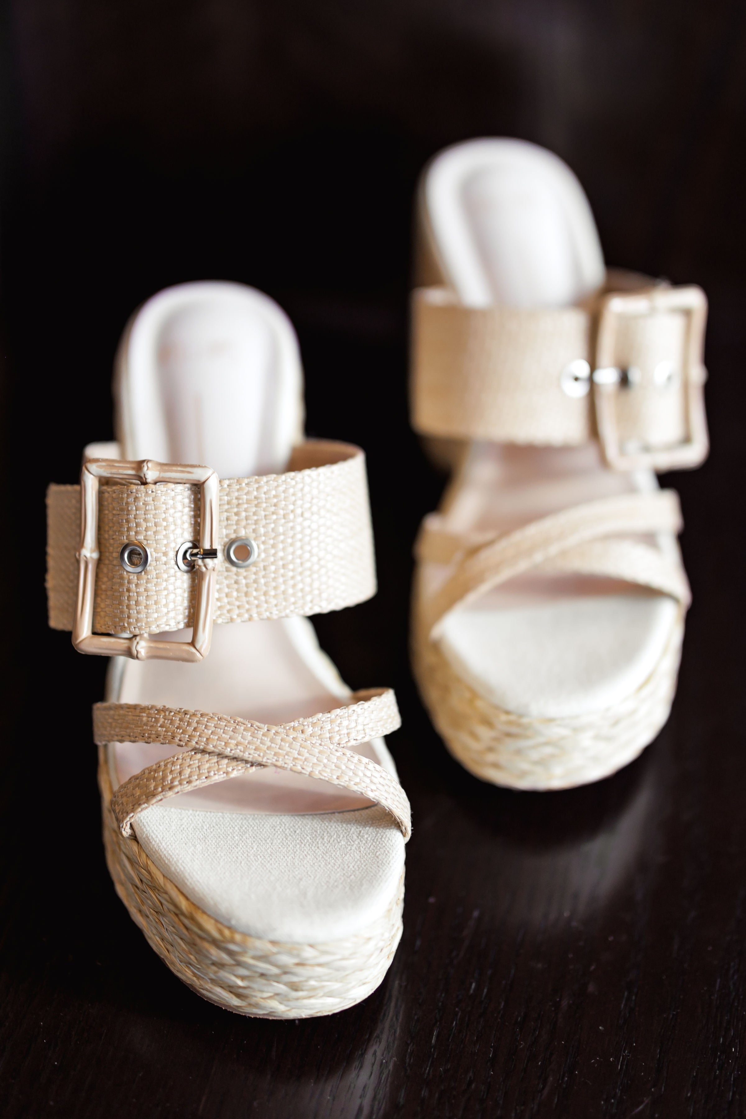 Mi.iM: Edwina Platform Sandal - Natural Raffia