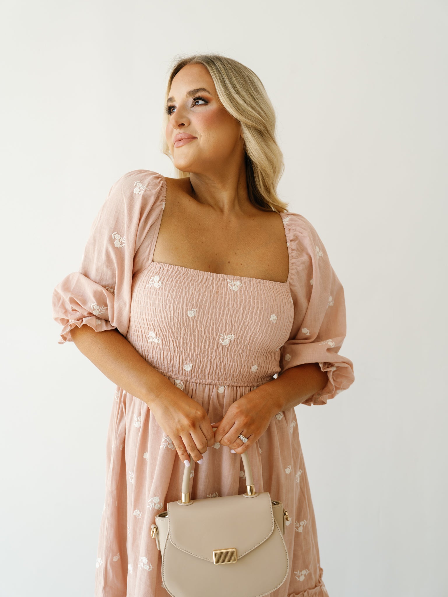 Abby Dress - Blush