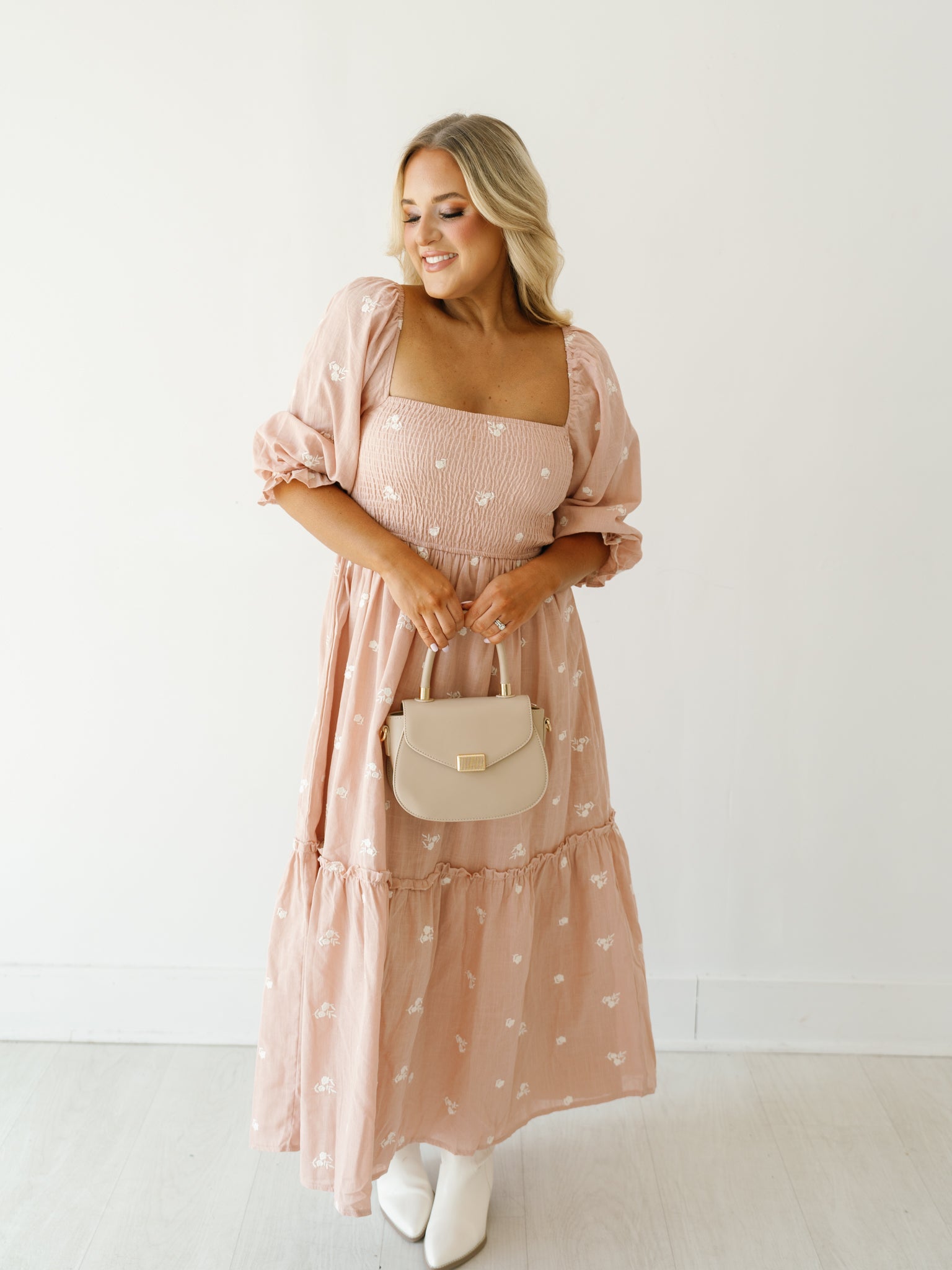 Abby Dress - Blush