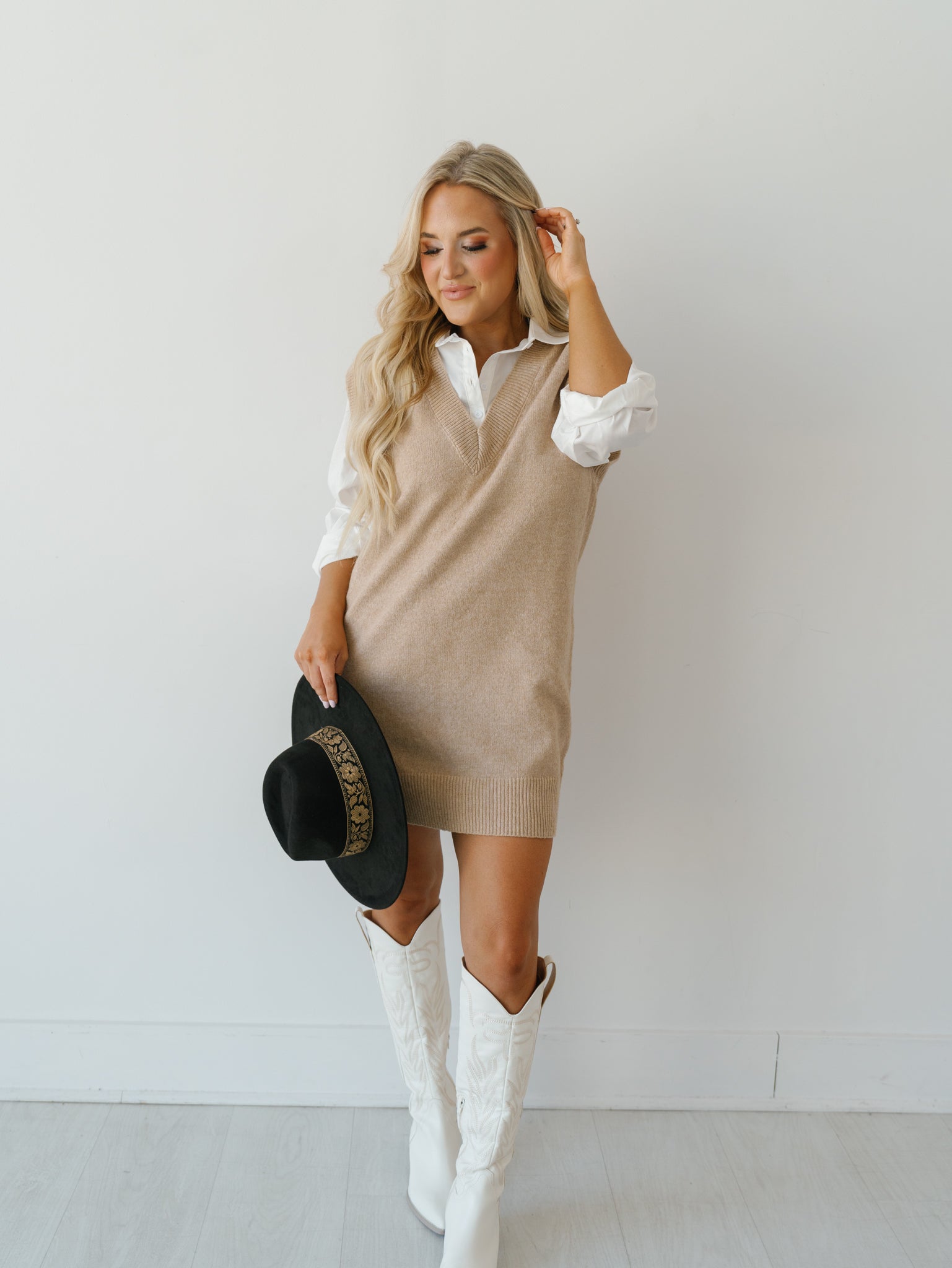 Morgan Mini Sweater Dress