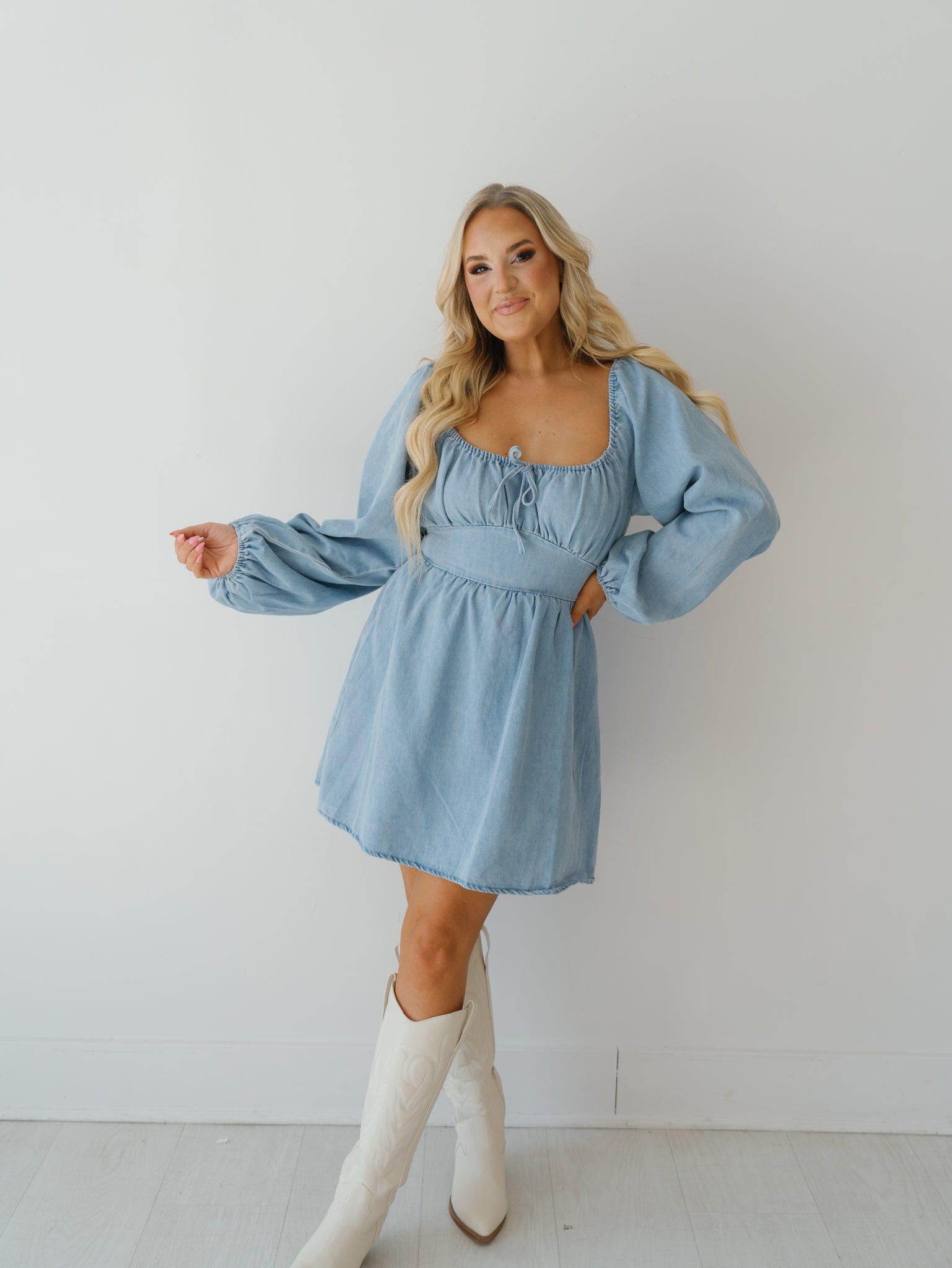 Ashlynn Denim Dress