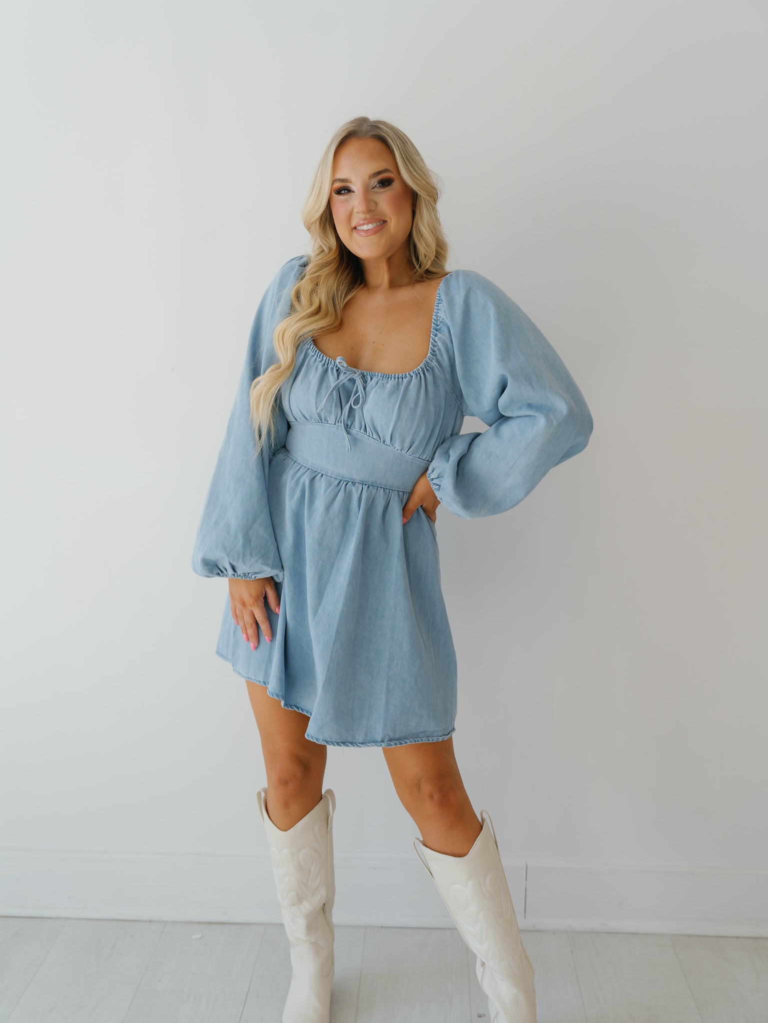 Ashlynn Denim Dress