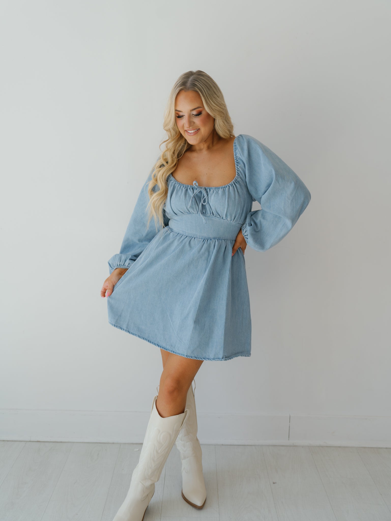 Ashlynn Denim Dress