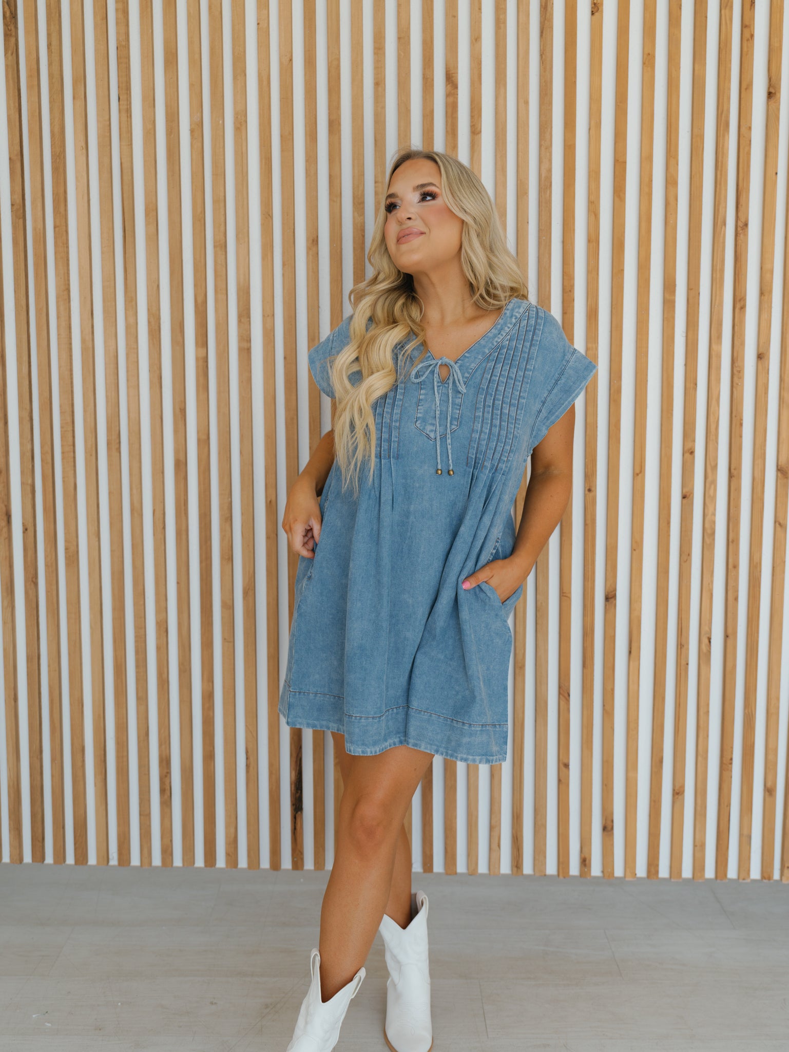 Annabella Denim Dress