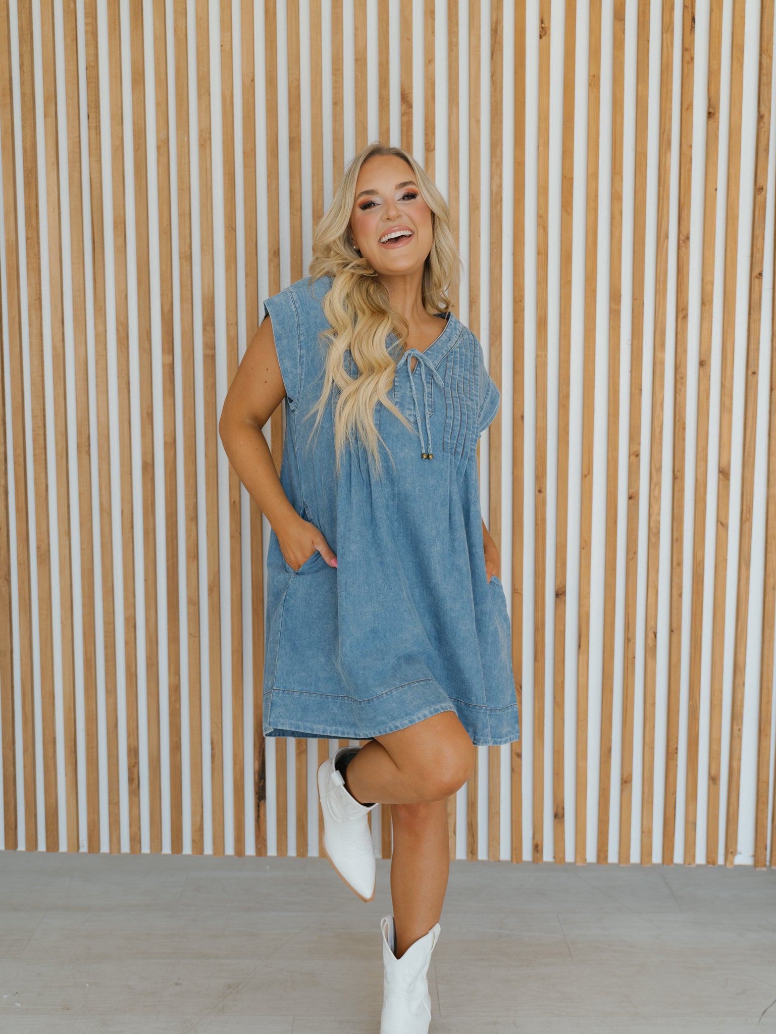 Annabella Denim Dress