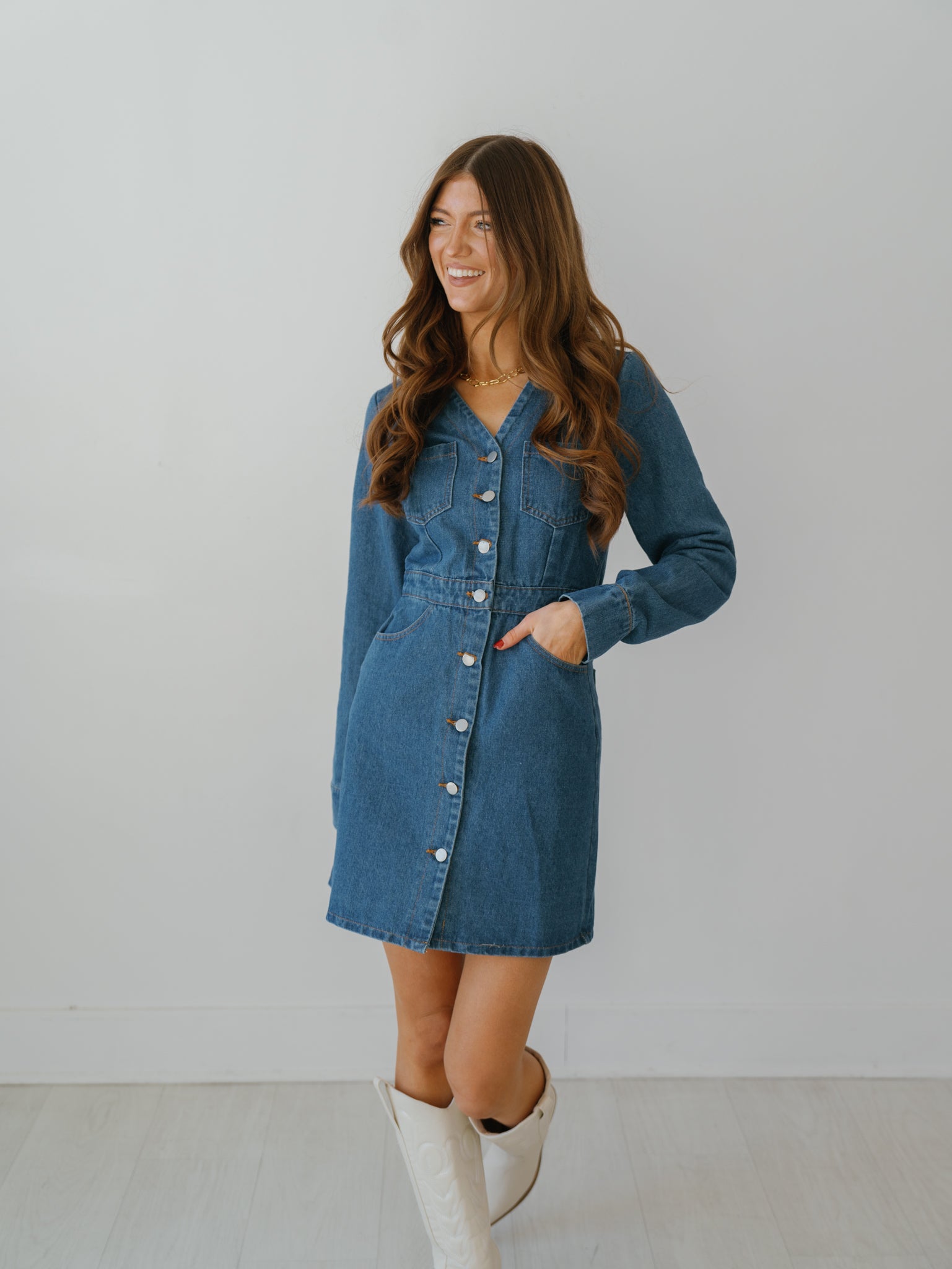 Simone Denim Dress