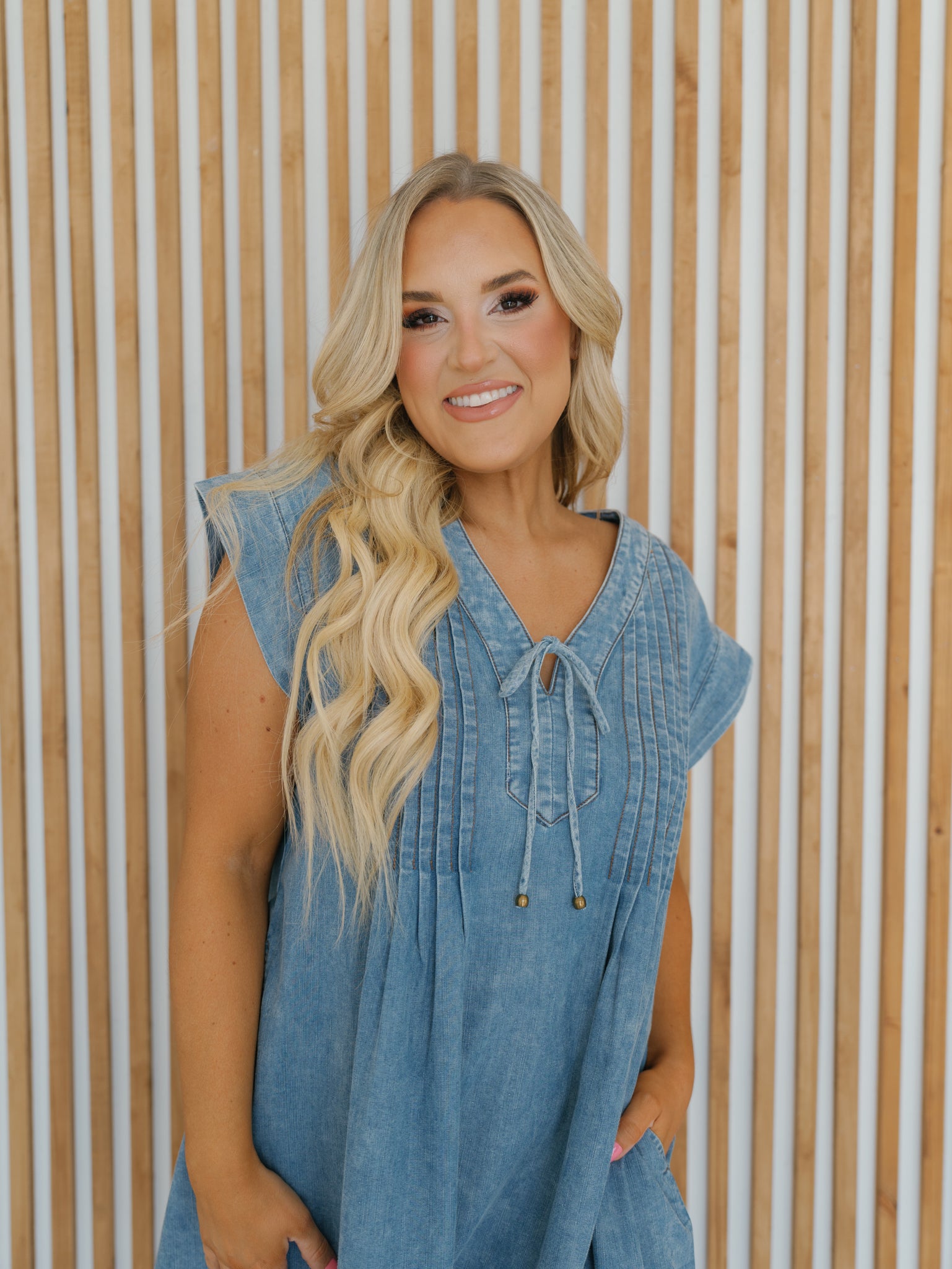 Annabella Denim Dress