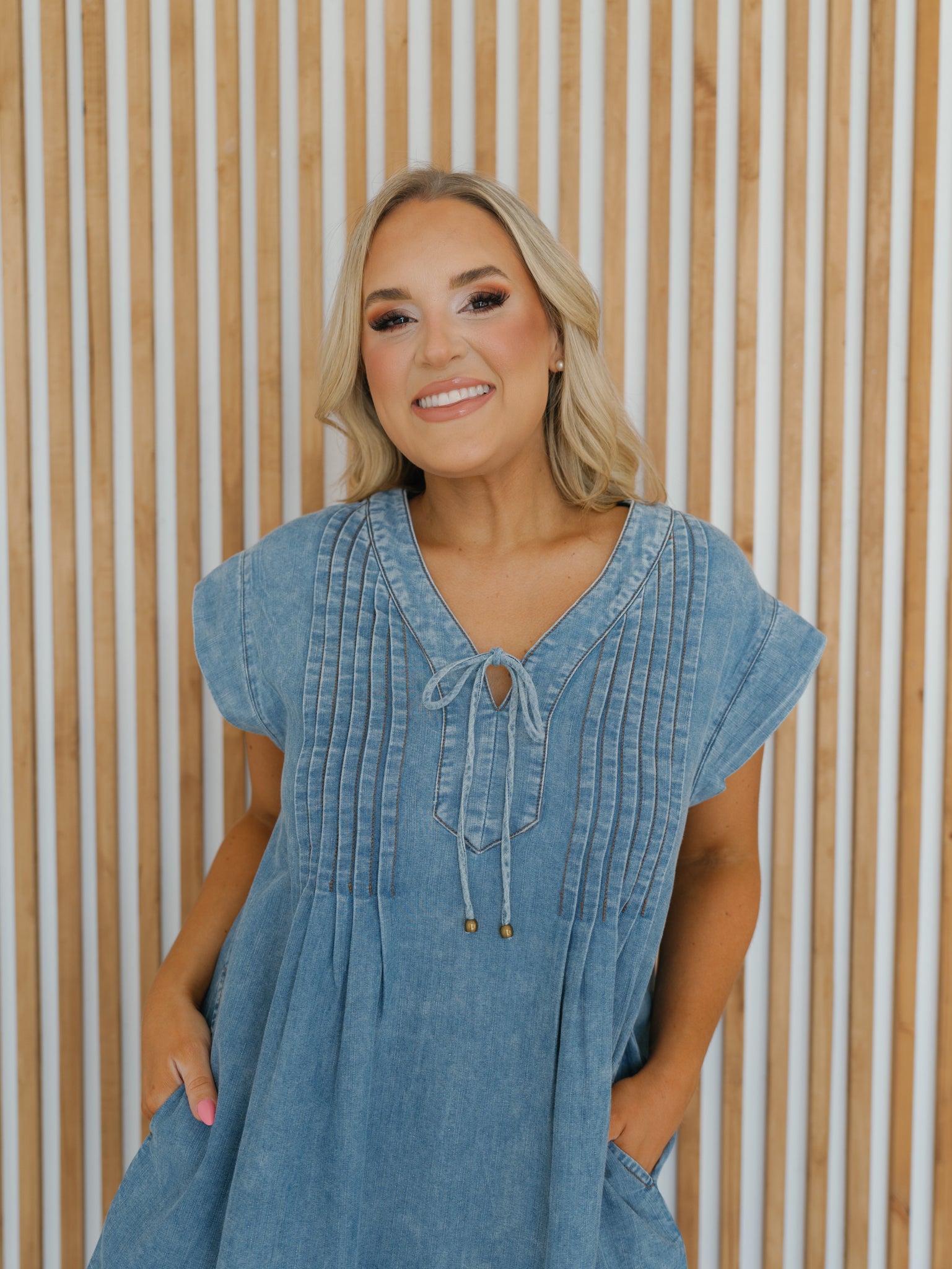 Annabella Denim Dress