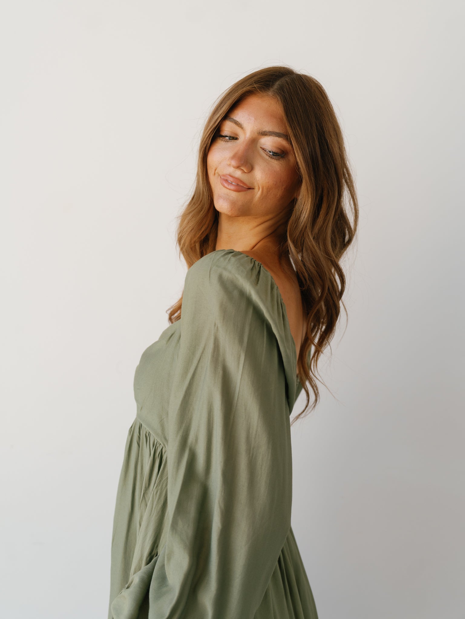 Montreal Mist Dress - Olive