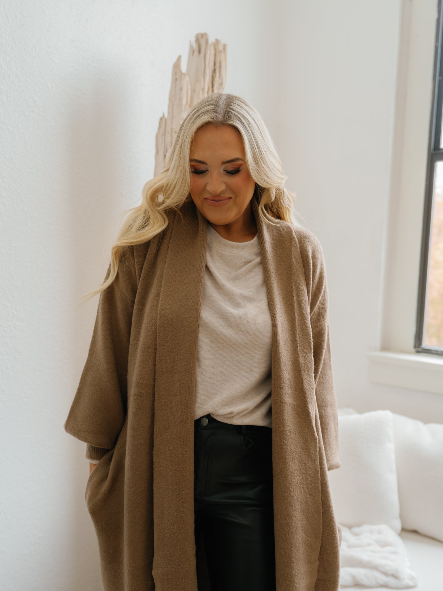 Brooklyn Cardigan - Taupe