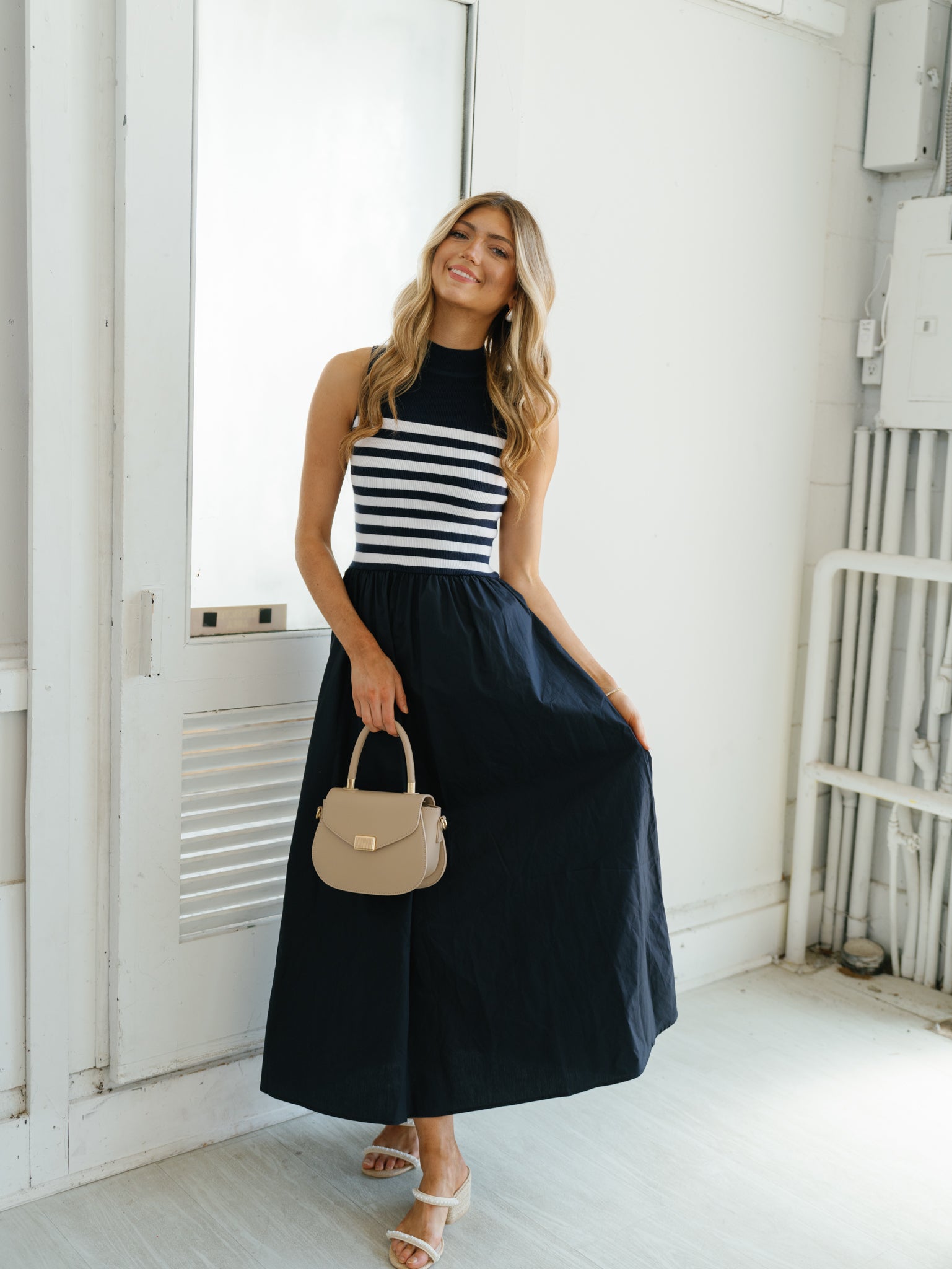 Serena Maxi Dress - Navy