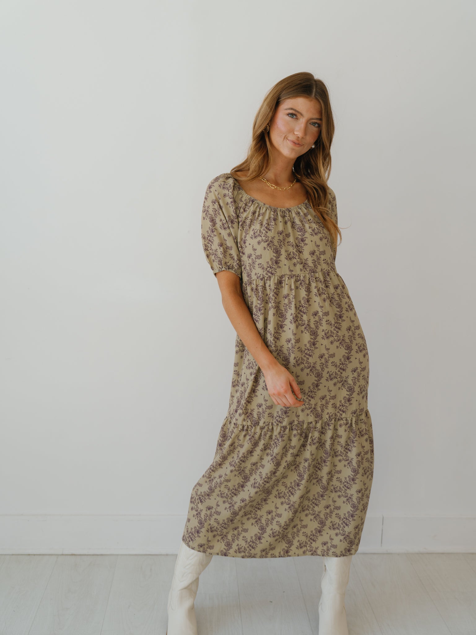 Hattie Dress - Khaki