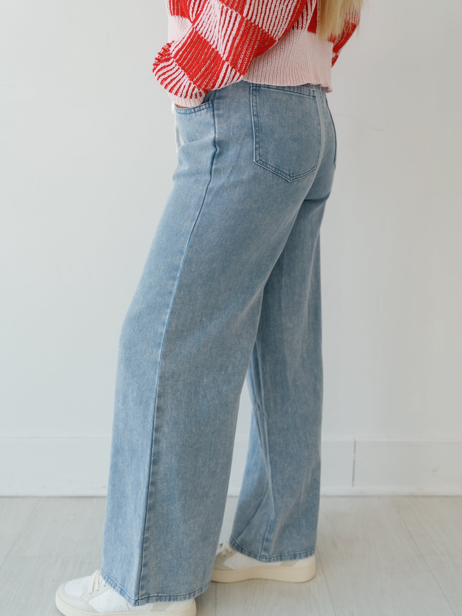 Brio Wide Leg Denim Pants