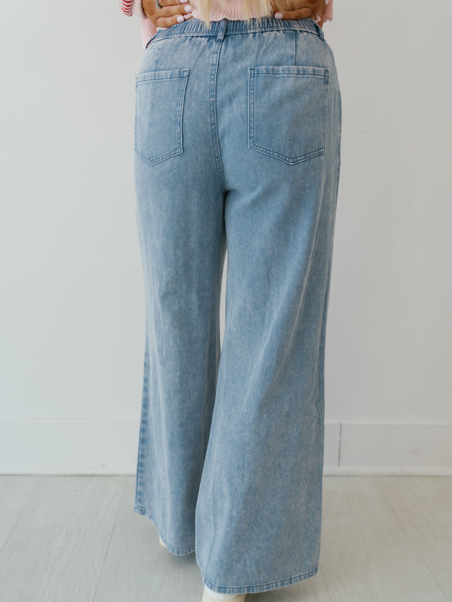 Brio Wide Leg Denim Pants