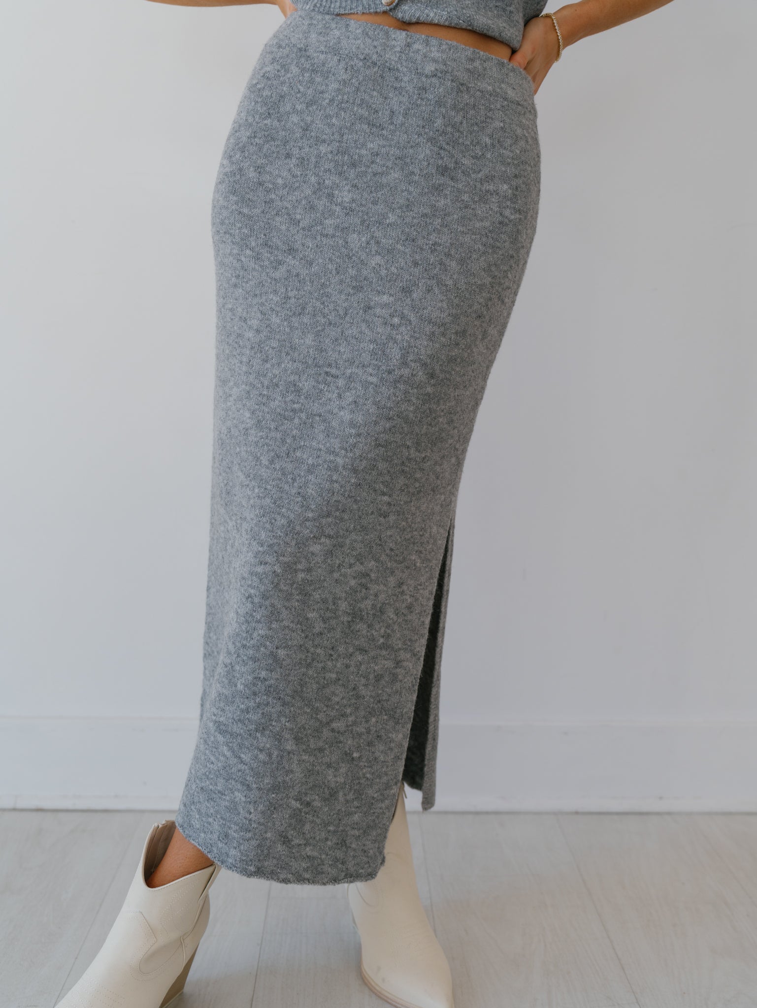 Alyson Skirt - H. Grey