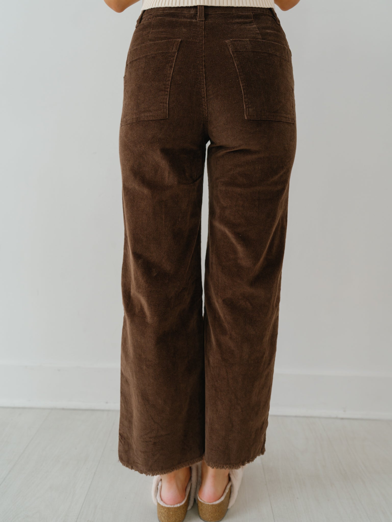 Teagan Corduroy Pants - Coffee