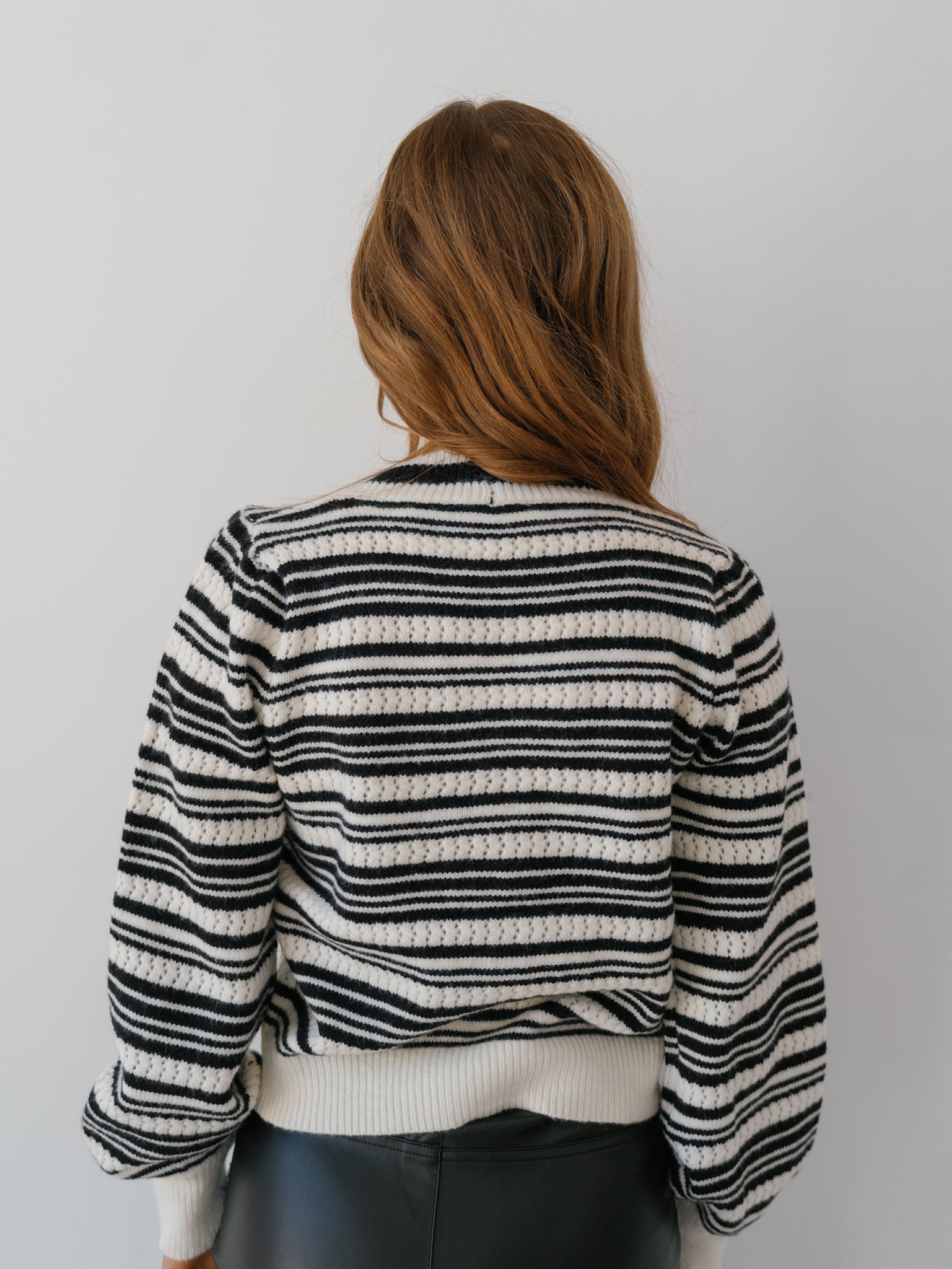 Twilight Dream Cardigan - Ivory/Black