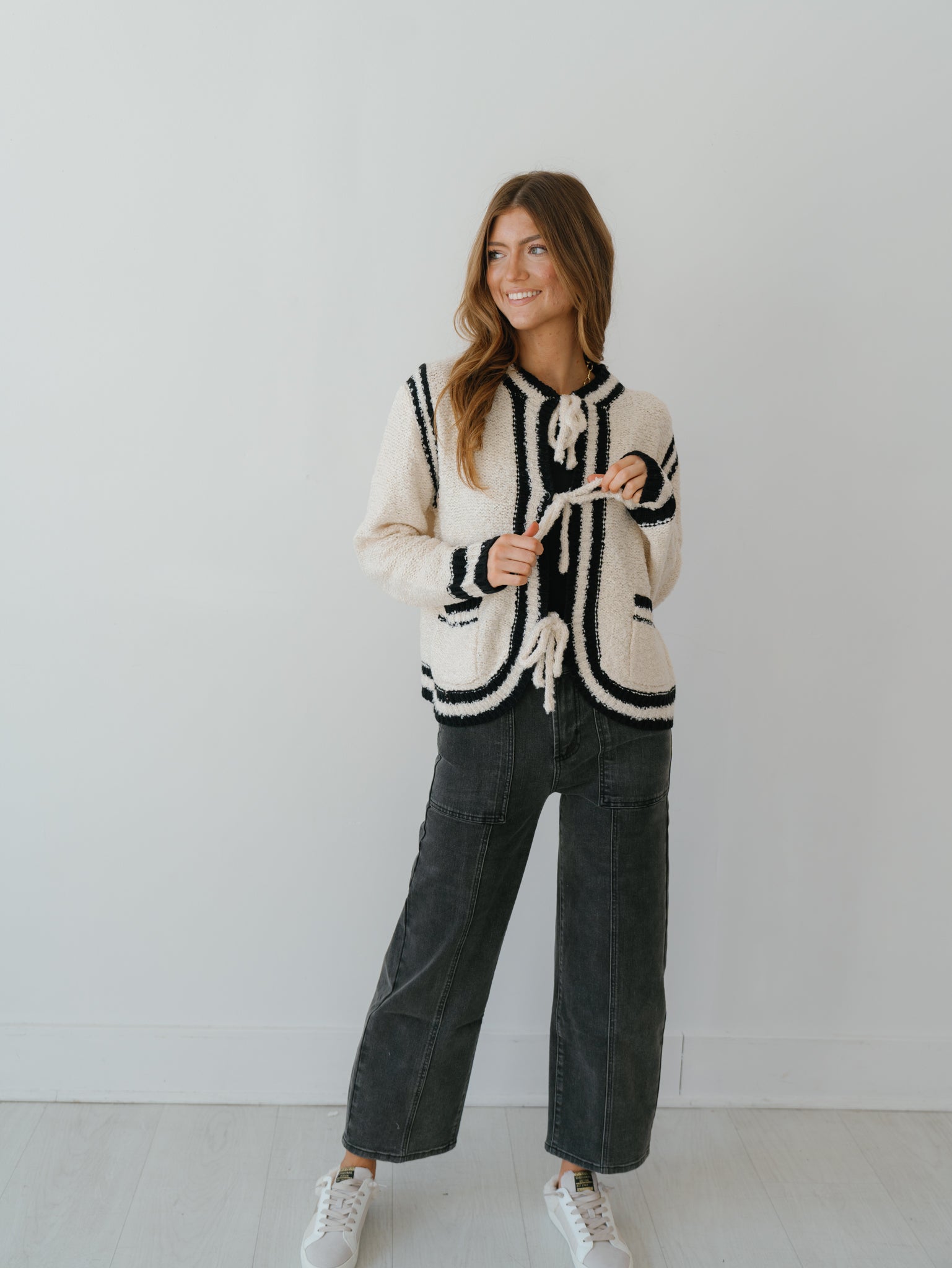 Whitney Cardigan - Ivory