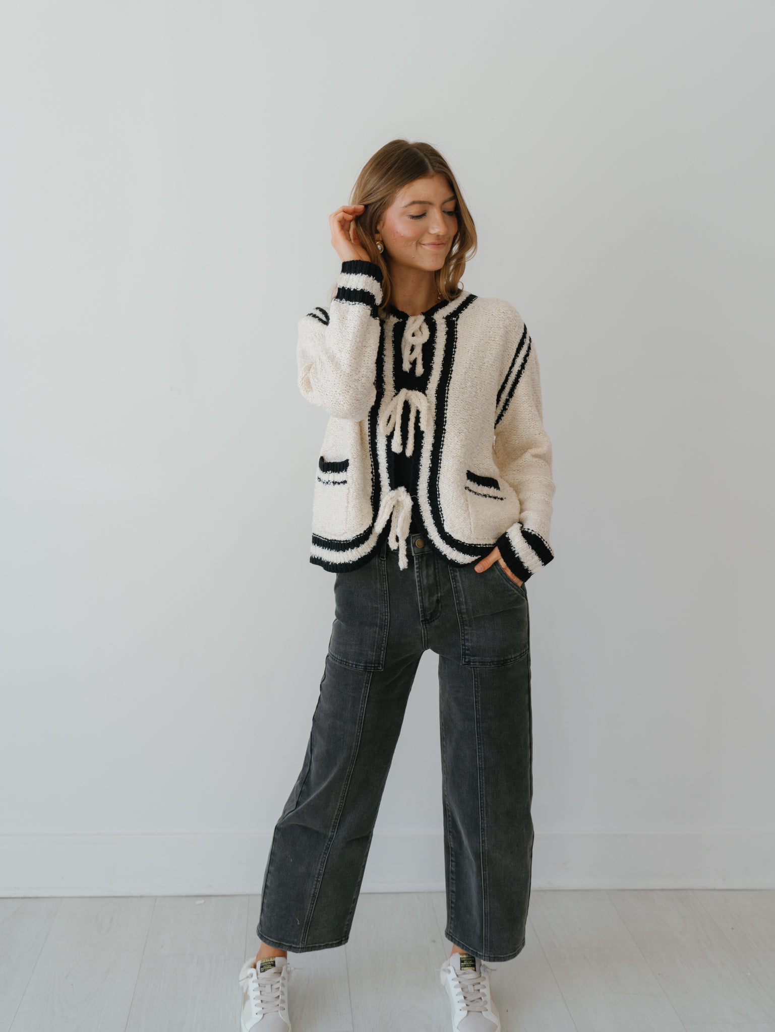 Whitney Cardigan - Ivory