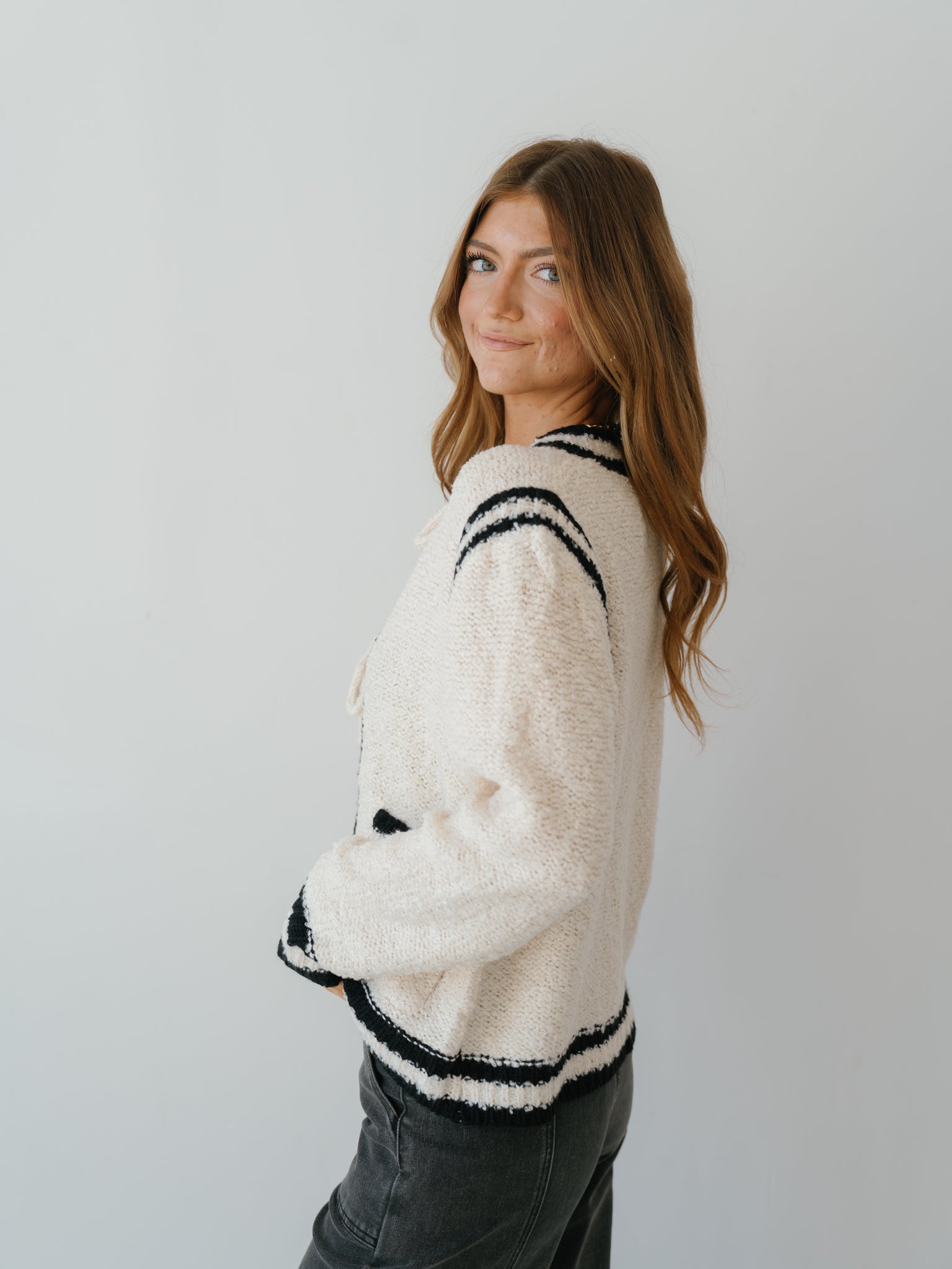 Whitney Cardigan - Ivory