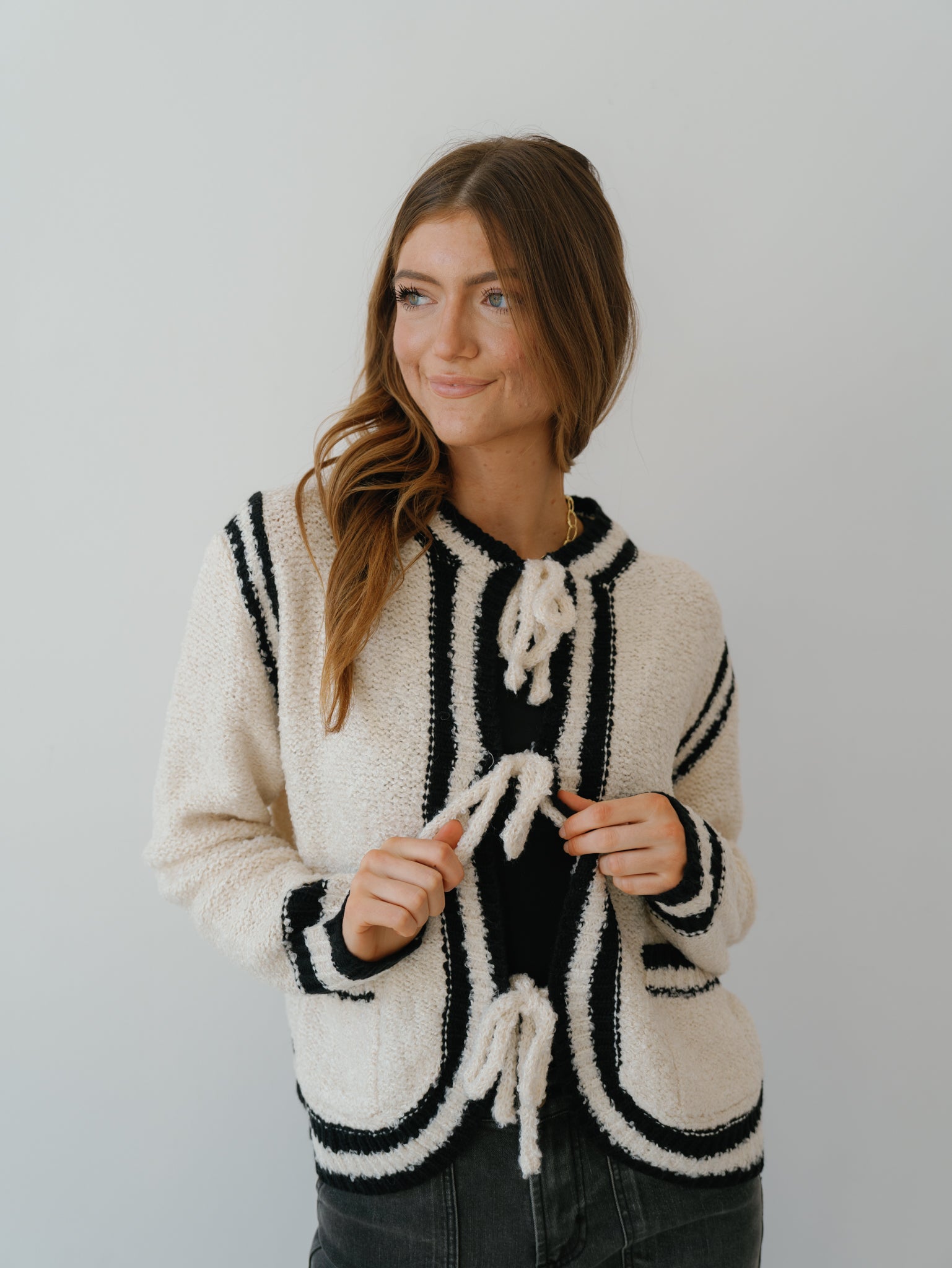 Whitney Cardigan - Ivory