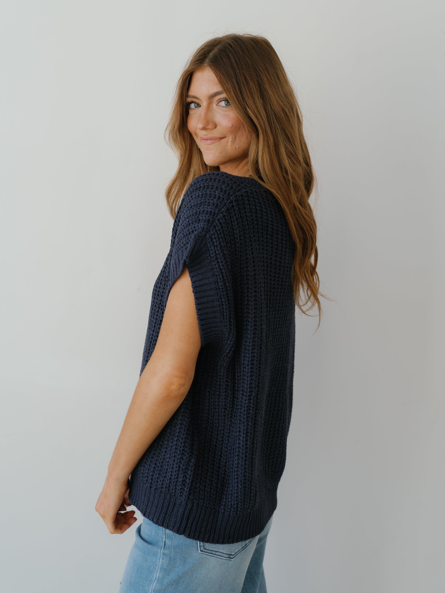 Leah Sweater - Navy