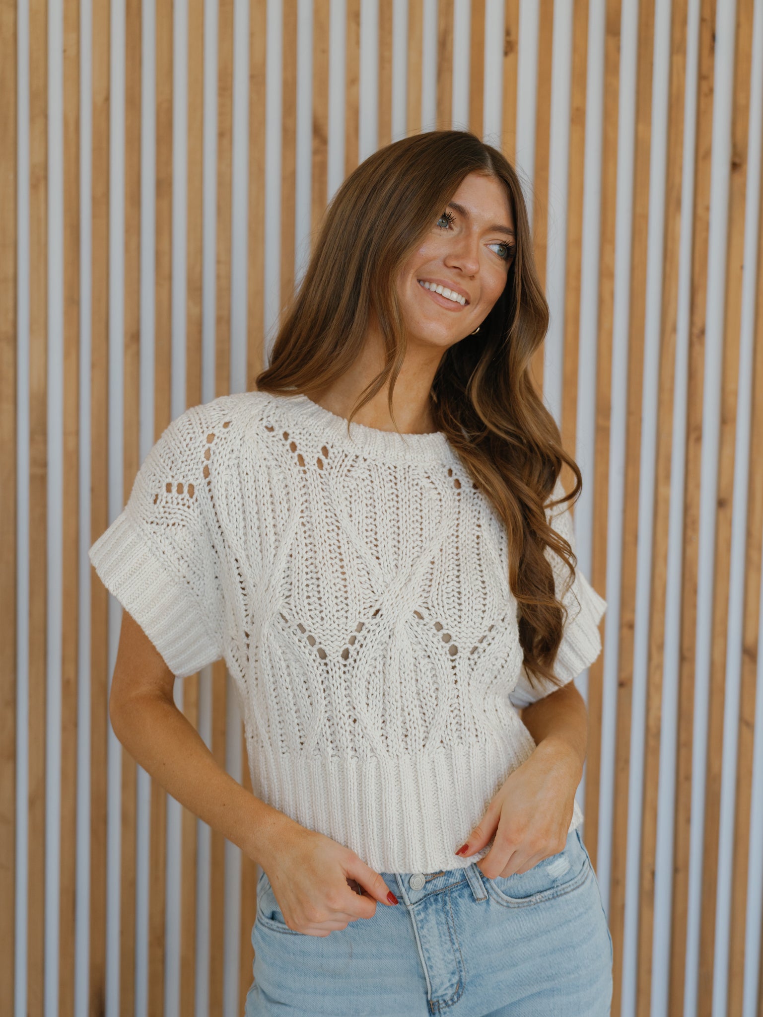 Cali Sweater-Cream