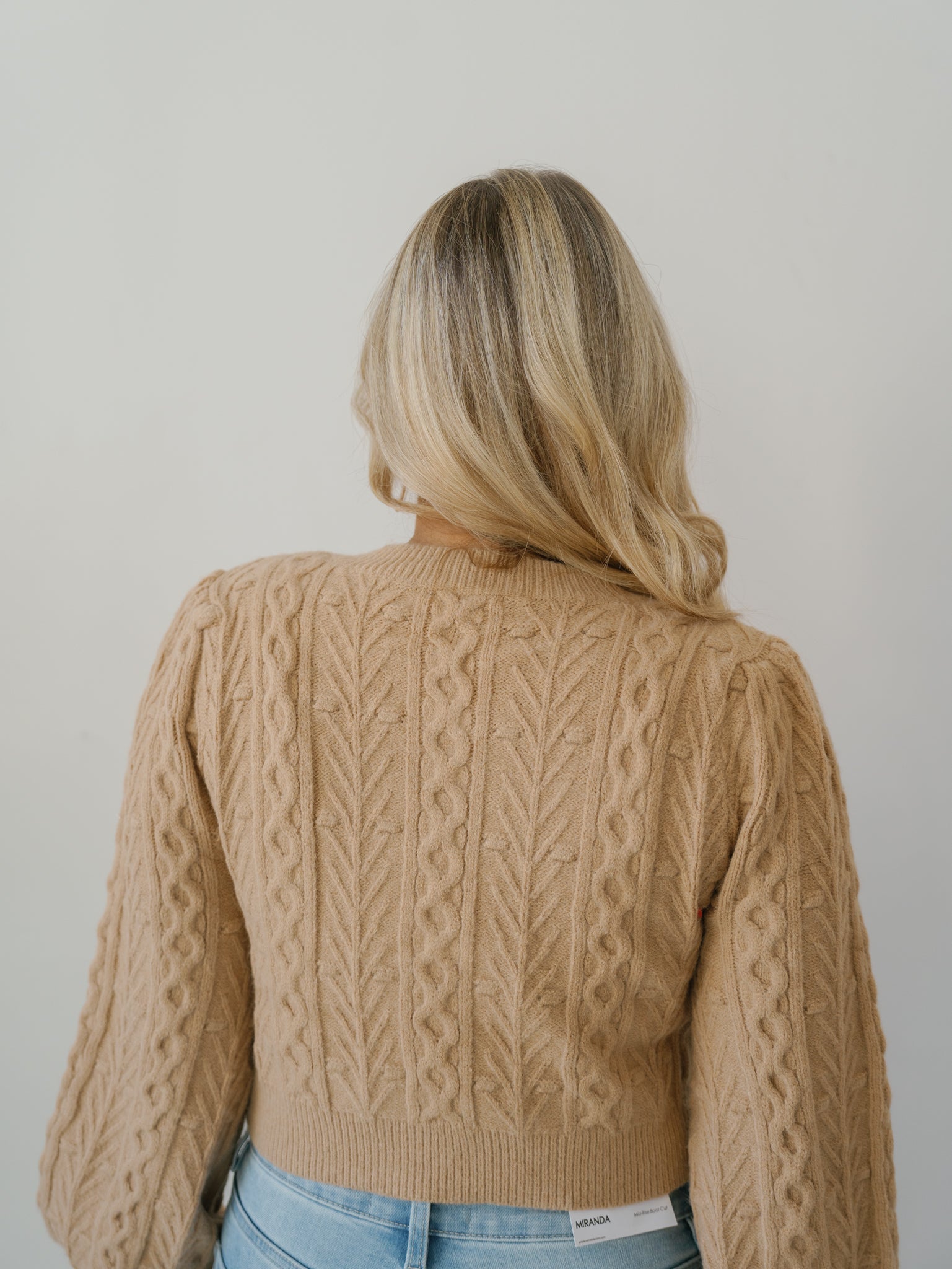 Cassidy Cardigan - Brown/Ivory